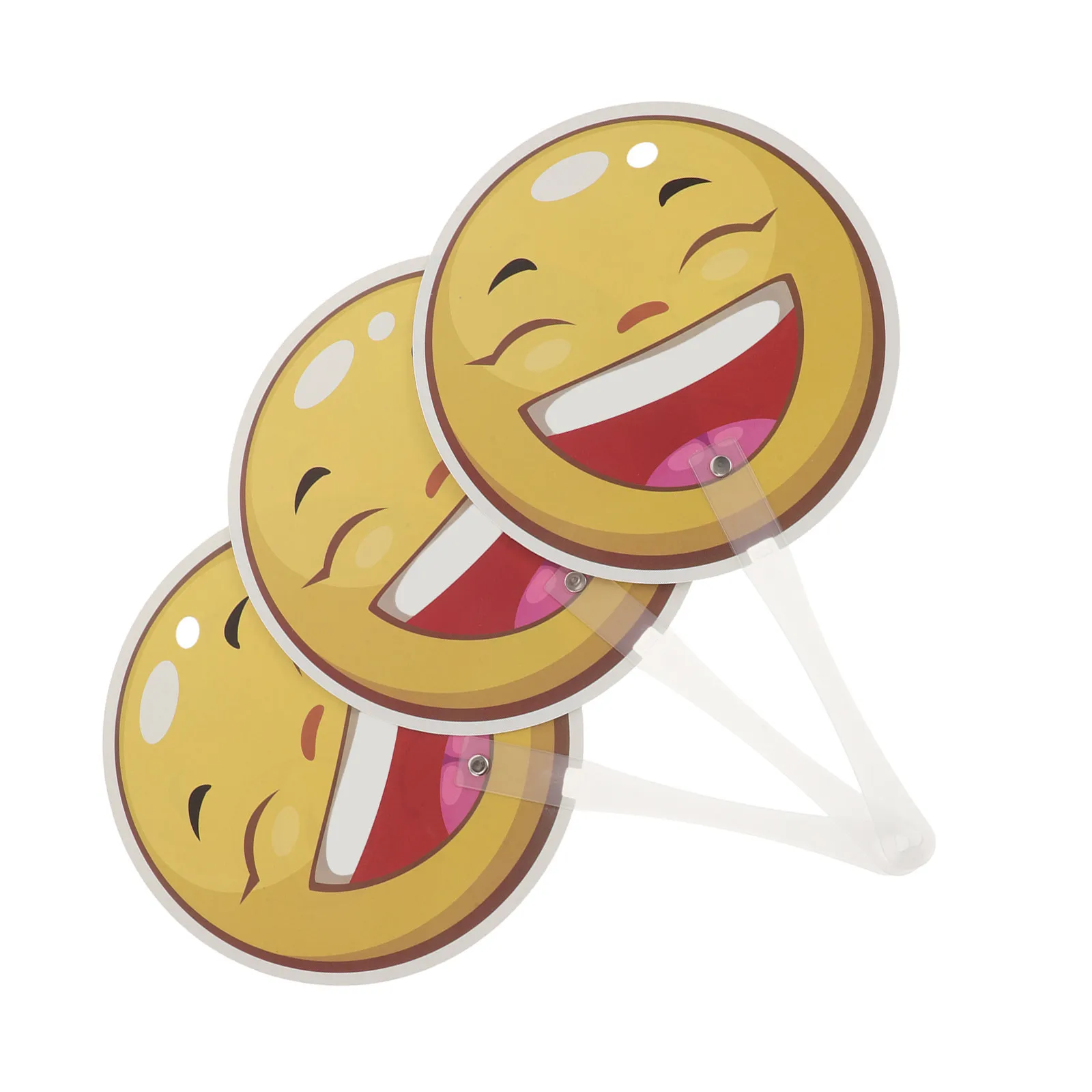 3개 휴대용 표정 표시 투표 패들 양면 정확/잘못 표시 교실 감정 표시 교구 개..