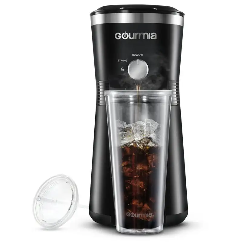 

Coffee Maker with 25 fl oz. Reusable Tumbler, Black