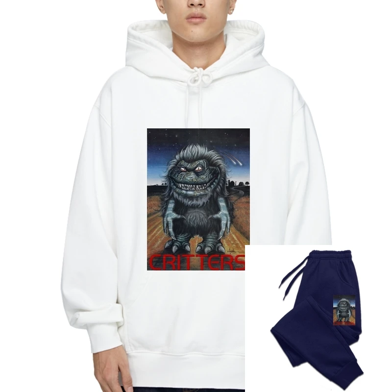 

Critters Movie Poster 1986 Classic Horror Movie Halloween Hd96 Black SweaHoody Sweatshirt Hoodie Popular Tagless SweaHoody Sweat