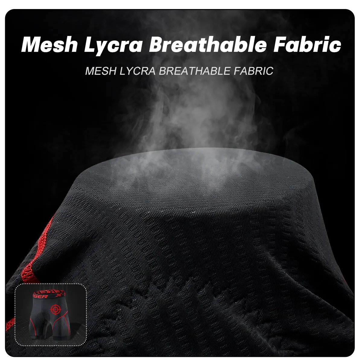 Breathable Mesh Gel-Padded Shockproof Cycling Shorts