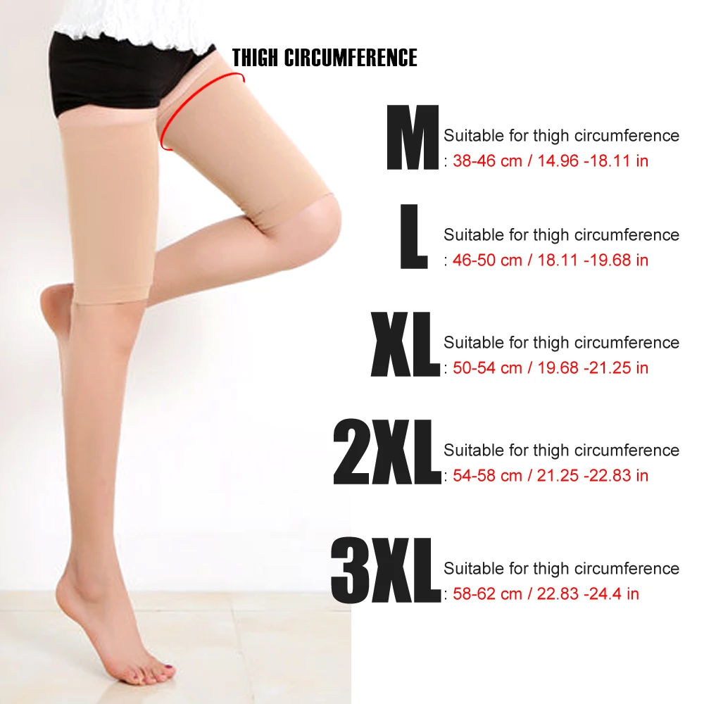1Pair Thigh Contoured Tight Compression Socks Men and Women Athletes Prevent Varicose Veins Shank Double Shaped Socks Leg Sox leg compression sleeves