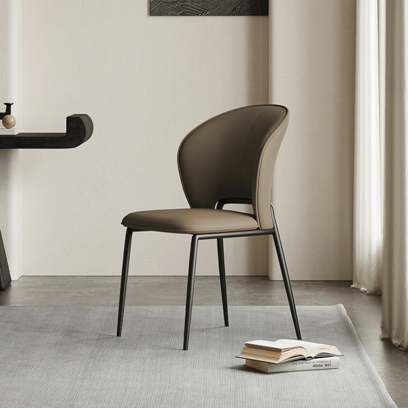

Metal Nordic Design Dining Chairs Living Room Kitchen Ergonomic Dining Chairs Restaurant Modern Cadeira Home Furniture MR50DC