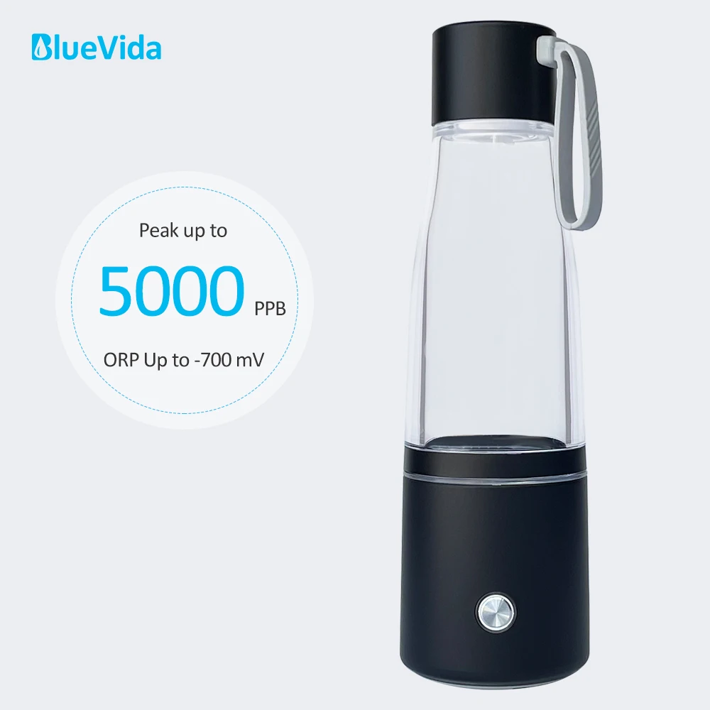 

Bluevida лучший до 5000PPB для домашнего и спортивного использования супер высокий Hydorgen водный генератор 3 в 1 дизайн с адаптером для ингаляции и трубкой