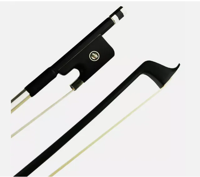 New Advanced Black Carbon Fiber Viola Bow Good Balance