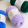 50g 3mm Colorful Ice Strip Thread Yarn Coarse Wool Thread Chenille Thick Hand Knitting Yarn for Anti-Pilling DIY Crochet Scarf 4