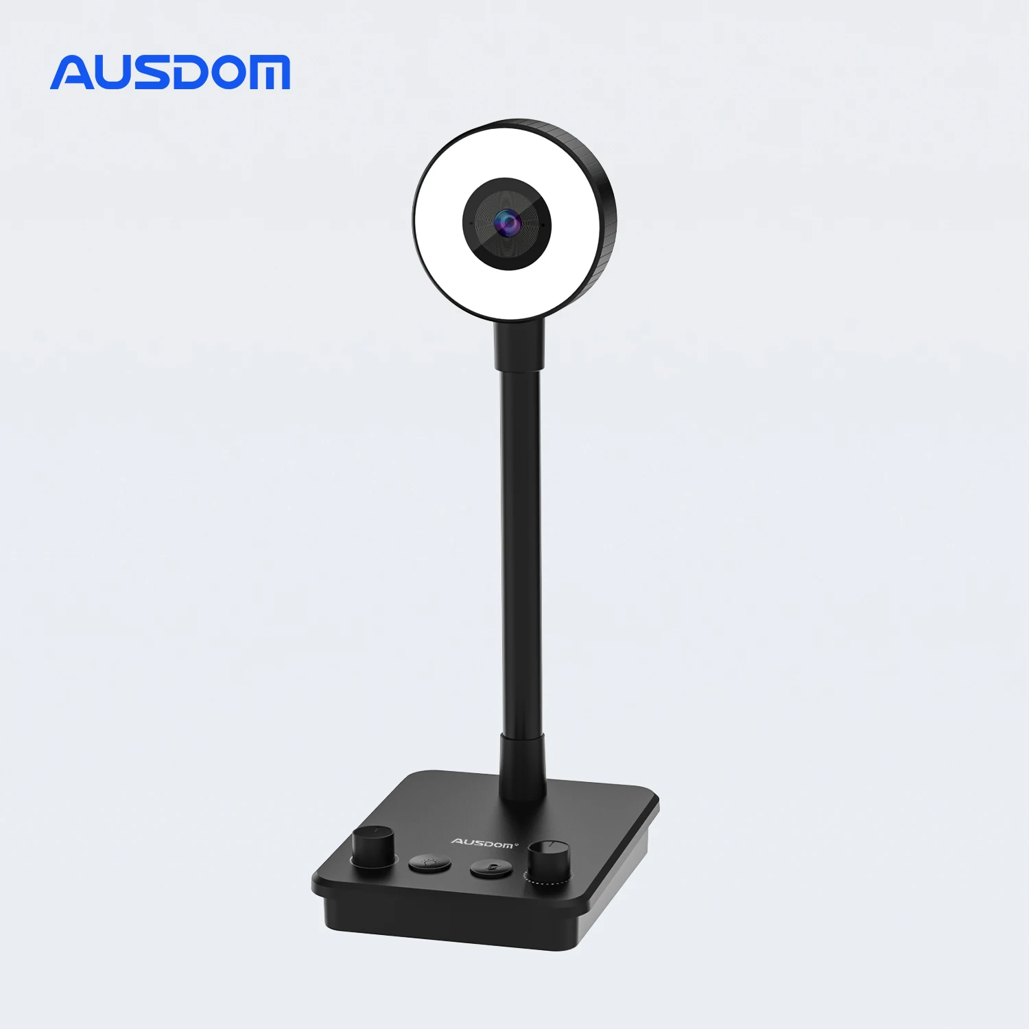 

AF650 2K Webcam Autofocus Webcam VideoBar With AI Mic LED Beauty Light,Rotate 6X Zoom USB Computer Web Camera for Streaming/Call