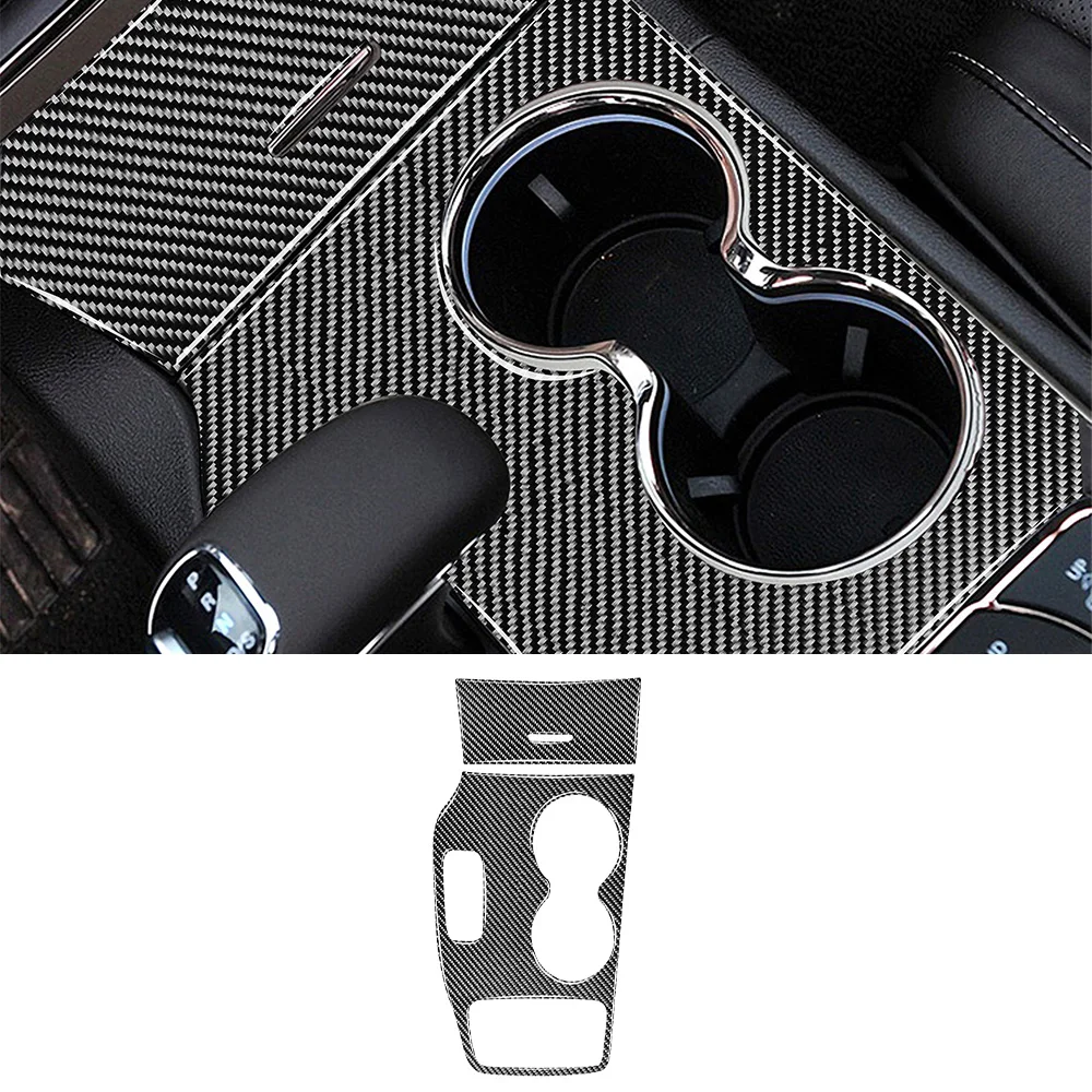 

Electronic Gear Shift Panel Decorate Trim Cover Decal for Jeep Grand Cherokee 2014 2015 Car Interior Accessories Carbon Fiber