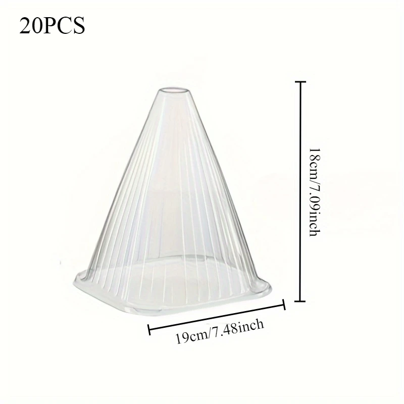 Large Reusable Plant Covers – Transparent, Durable Protection for Your Garden (20 Pack)