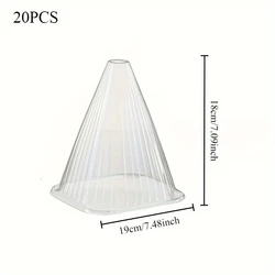 Large Reusable Plant Covers - Transparent, Durable Protection for Your Garden (20 Pack) (20pcs)