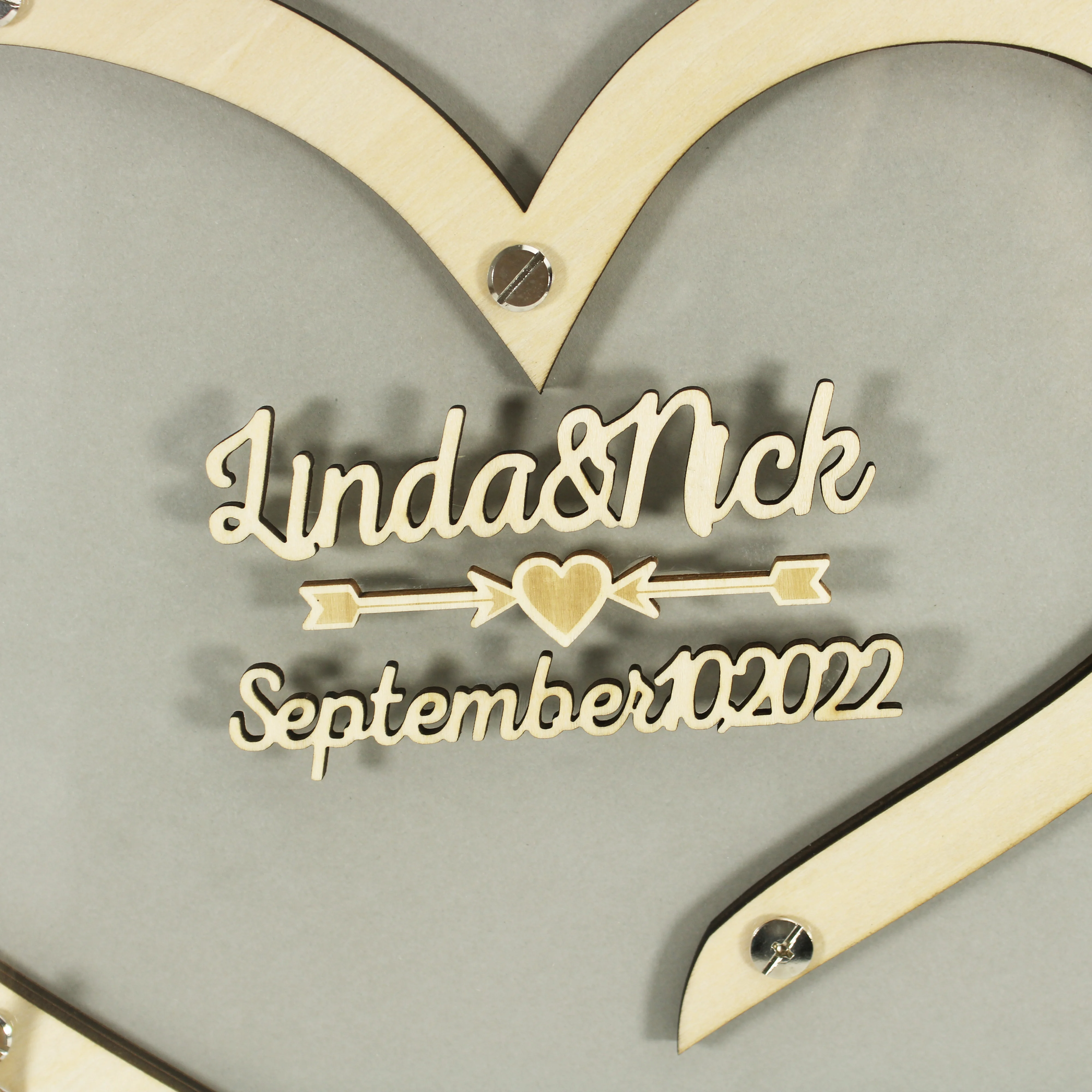 Wedding guest book alternative