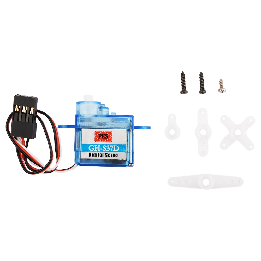 Mikro-Servo 3,7 g GH-S37D Digital für RC-Hubschrauber Flugzeug Boot