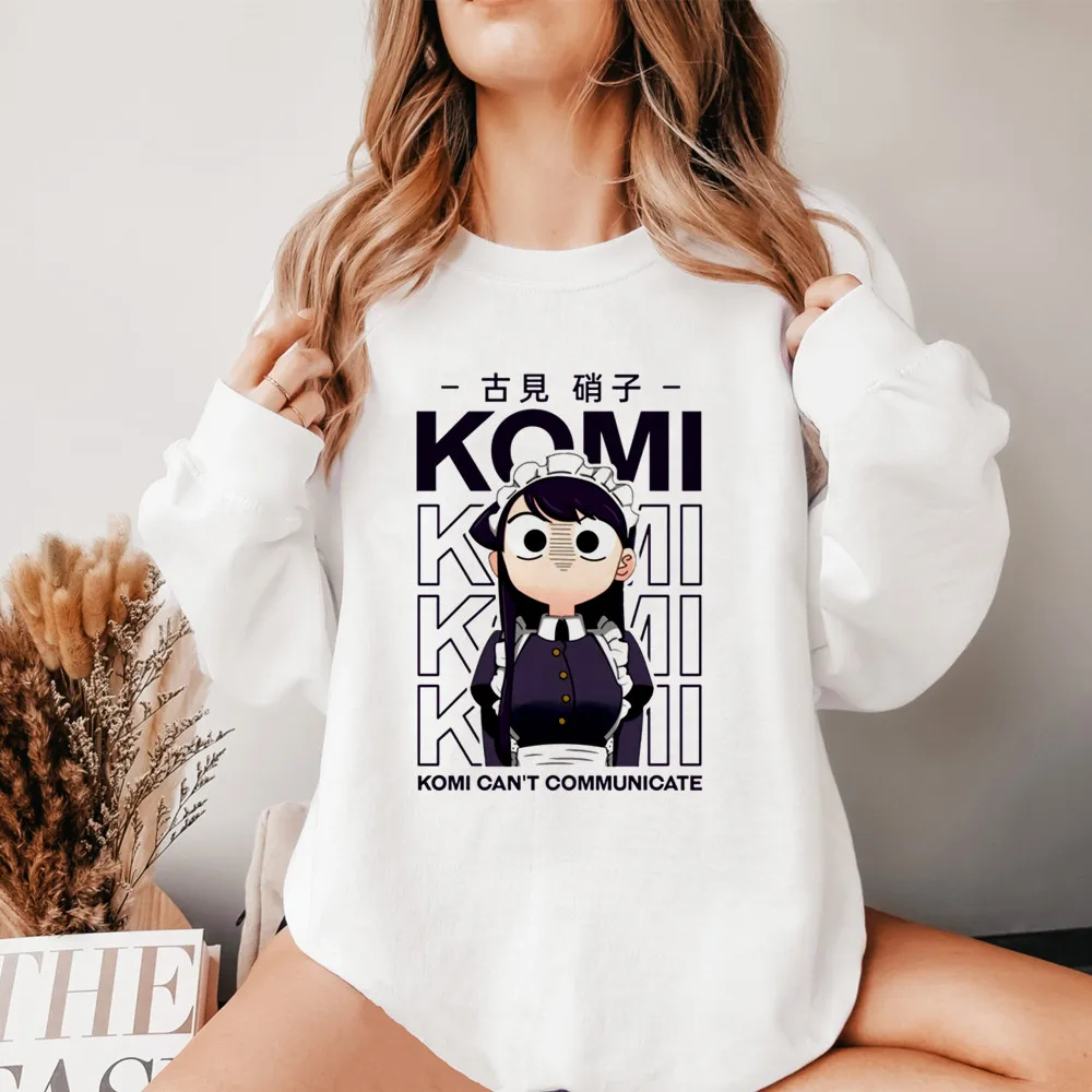 

Новые женские модные толстовки в стиле хип-хоп Komi San, толстовки с длинными рукавами и принтом для девушек в стиле Харадзюку