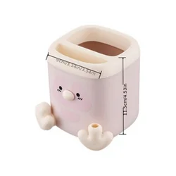 Charming Multi - Functional Desktop Organizer with Generous Storage Capacity (Pink)