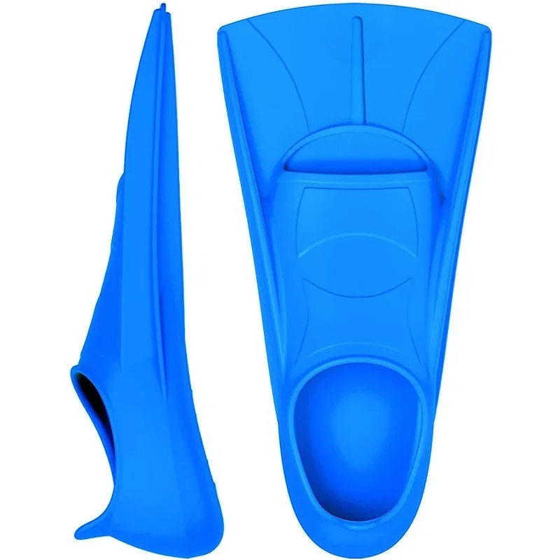 Swimming Fins for Children Adults Unisex Freestyle Silicone Short Fins for Swimming Diving Training Frog Kick Propulsion 3