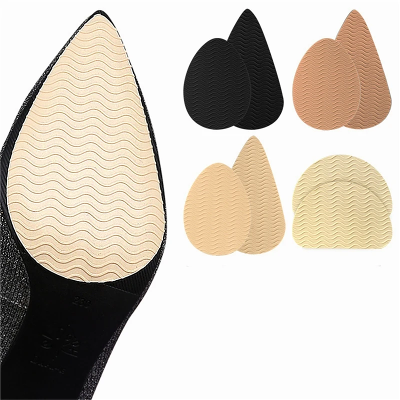 

Rubber Forefoot Pads Men Women Shoes Soles Protector Anti-slip Repair Outsoles Self-adhesive Sticker High Heel Care Bottom Patch
