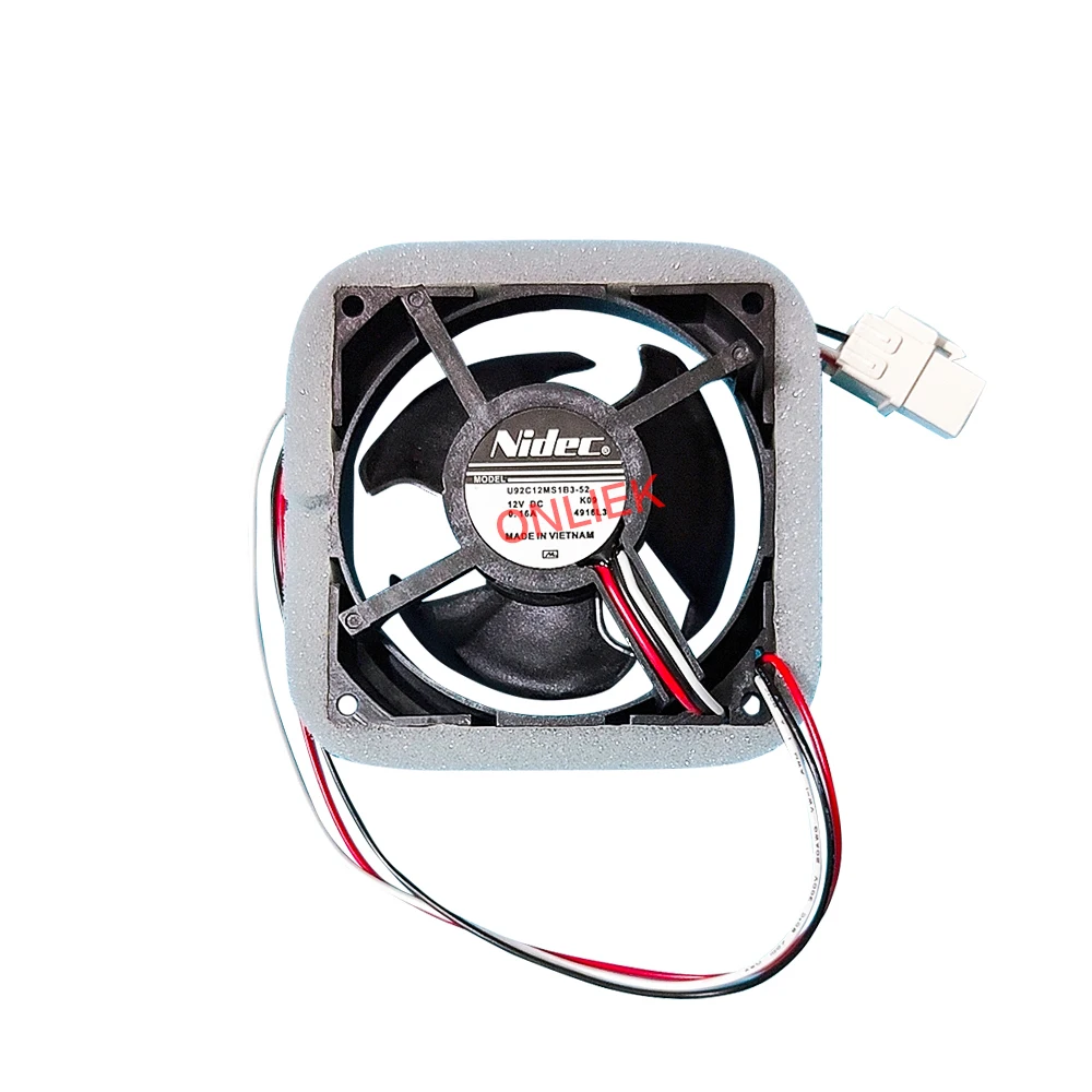 Refrigerator Cooling Fan For U92C12MS1B3-52 NIDEC 9CM 12V 0.16A