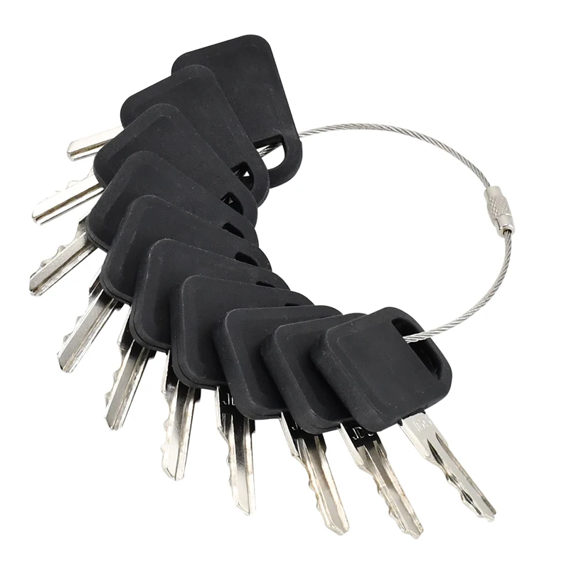10pcs Ignition Keys AM131841 AM101600 AM102439 Compatible with John Deere Front Mower F1145 F510 F525 F620 F680 EZtrak Mower