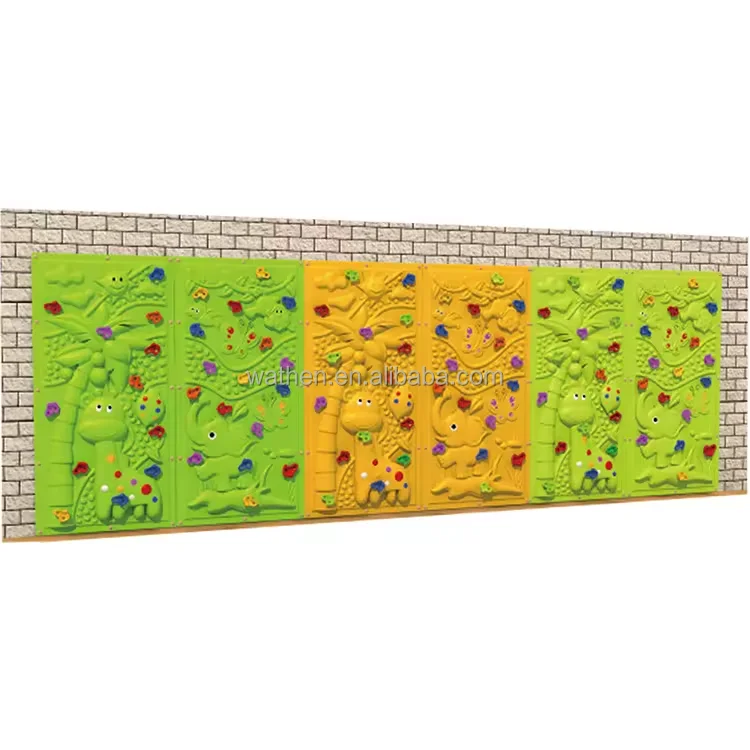 High Quality Kids Rock Climbing Wall Outdoor Plastic Climber Playground Equipment for Children