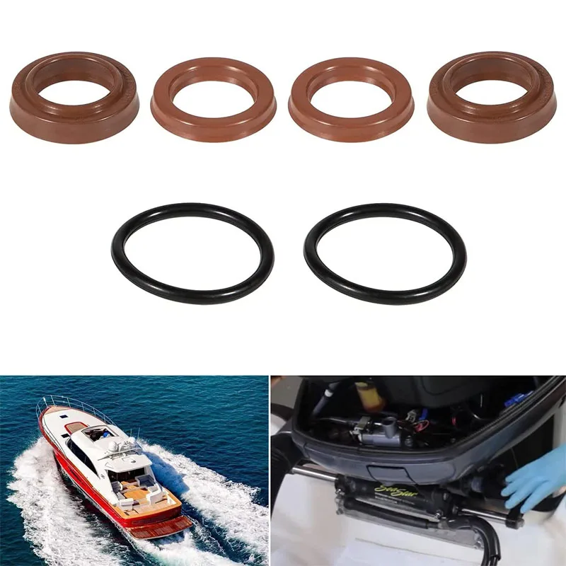 Accessori Per Barche Nony Kit Guarnizioni Cilindro Adatto Per Seastar Baystar Hc4645H Hc4648H Hc4658H Hp4600 Fsm131 Gen2 (6 Pezzi)