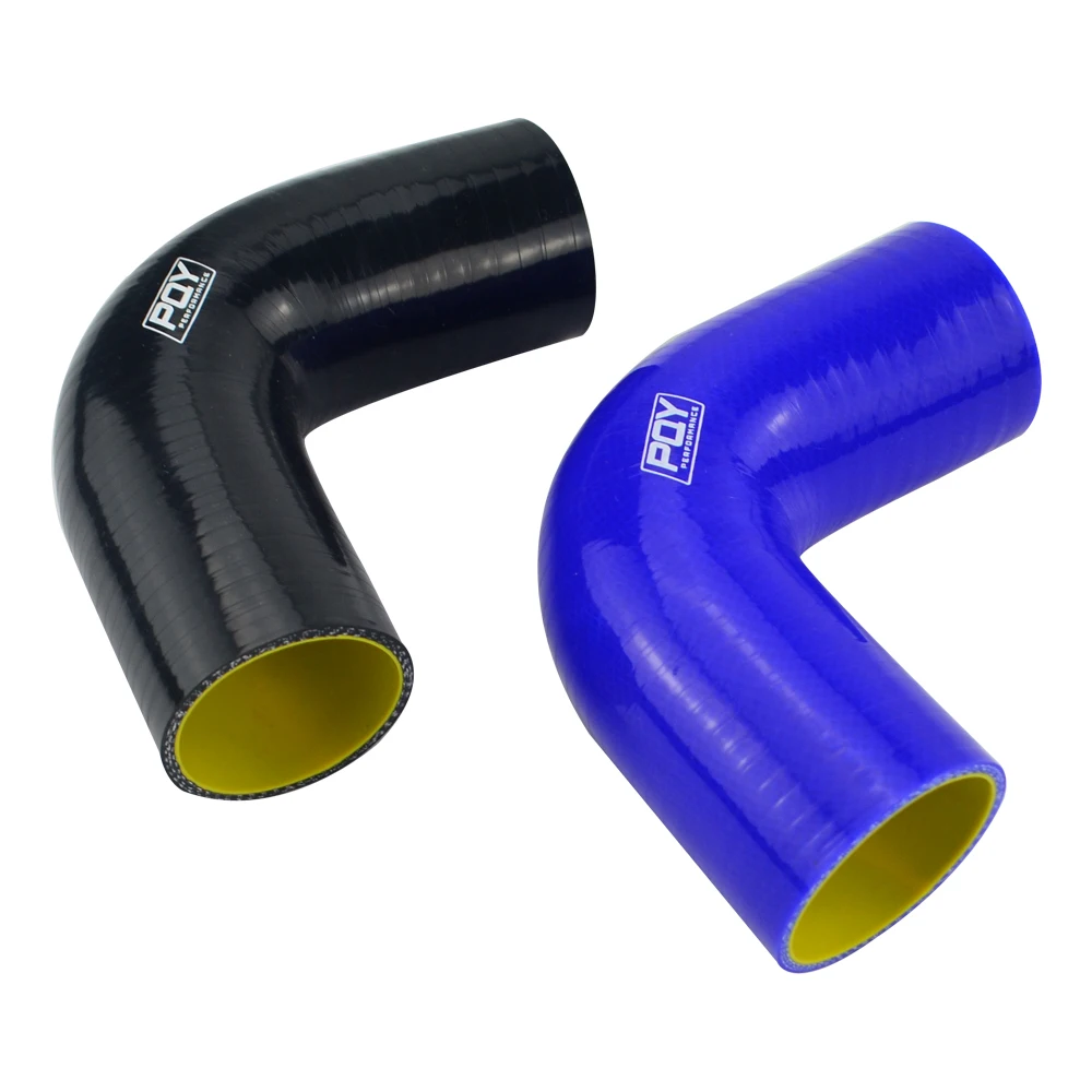 Universal Silicone Tubing Hose 90 & 45 Degree Connector Car Intercooler Turbo Intake Pipe Coupler Multi Size