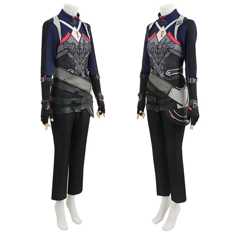 NIJISANJI Lauren Iroas VTuber Cosplay Costume with Wig for Adults (Unofficial)