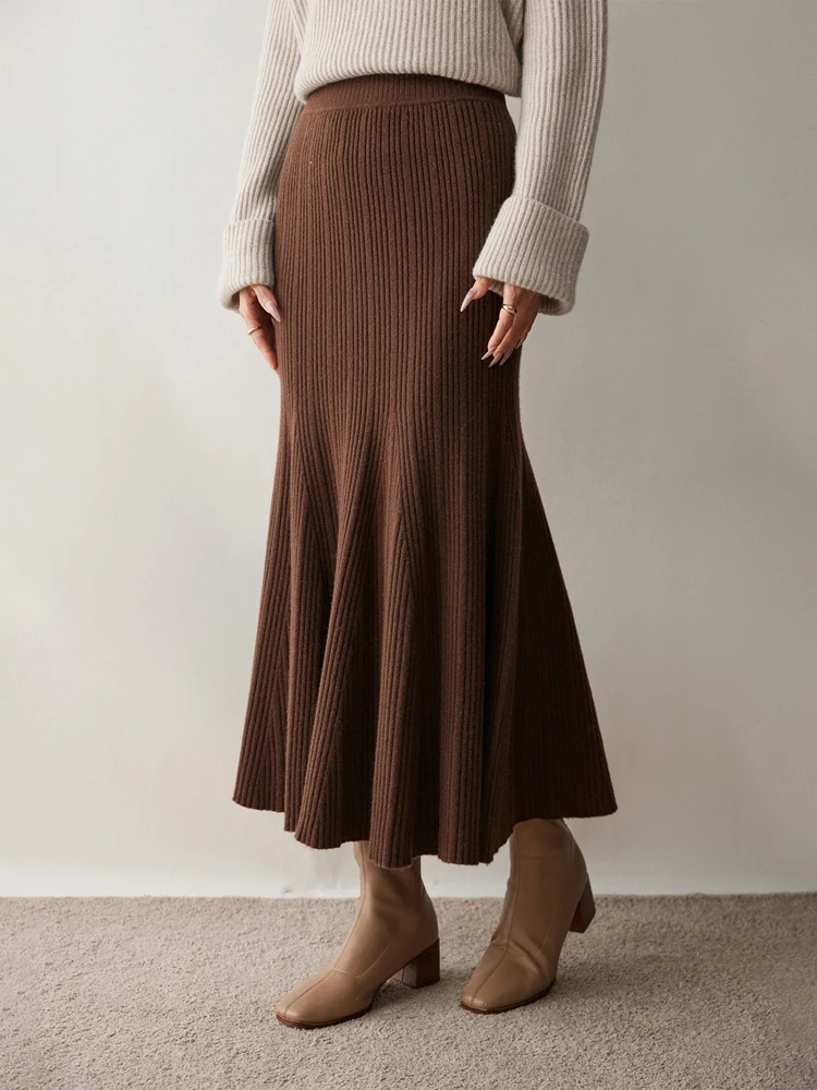 Cashmere skirt comfort
