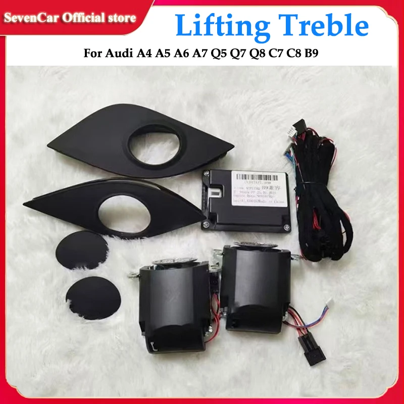 

Car Instrument Electric Treble Horn Decoration Part LED Lifting Tweeter Speaker For Audi A4 A5 A6 A7 Q5 Q7 Q8 C7 C8 B9 32 Colour