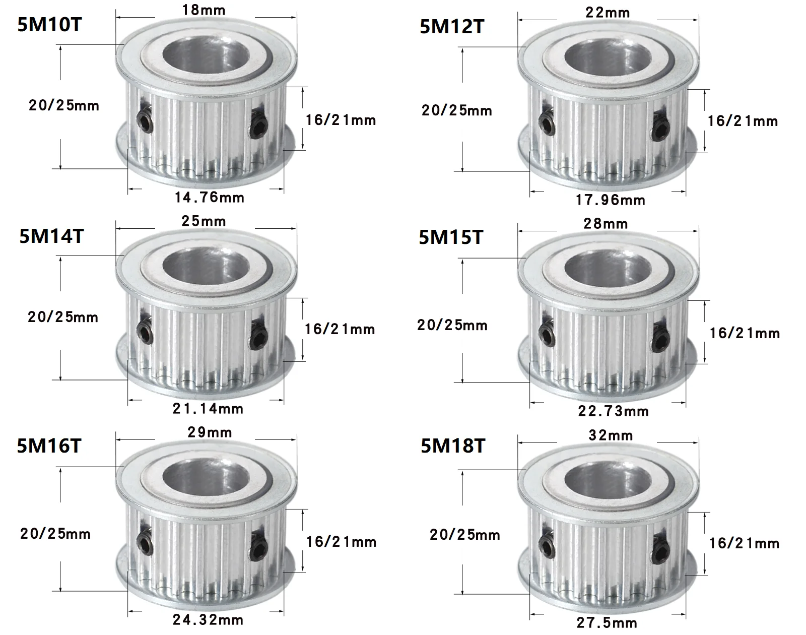 Htd5mスチールタイミングプーリー、ベルト用同期ホイール、幅10mm、15mm、16歯、htd 5m、14t、15t、16 t、25mm 、5-14mm、1個 - AliExpress 13 1 個 30-40 歯 HTD3 タイミングプーリーアルミ合金同期ホイール 6 ミリメートル幅ベルトボア 4-25 ミリメートル 3