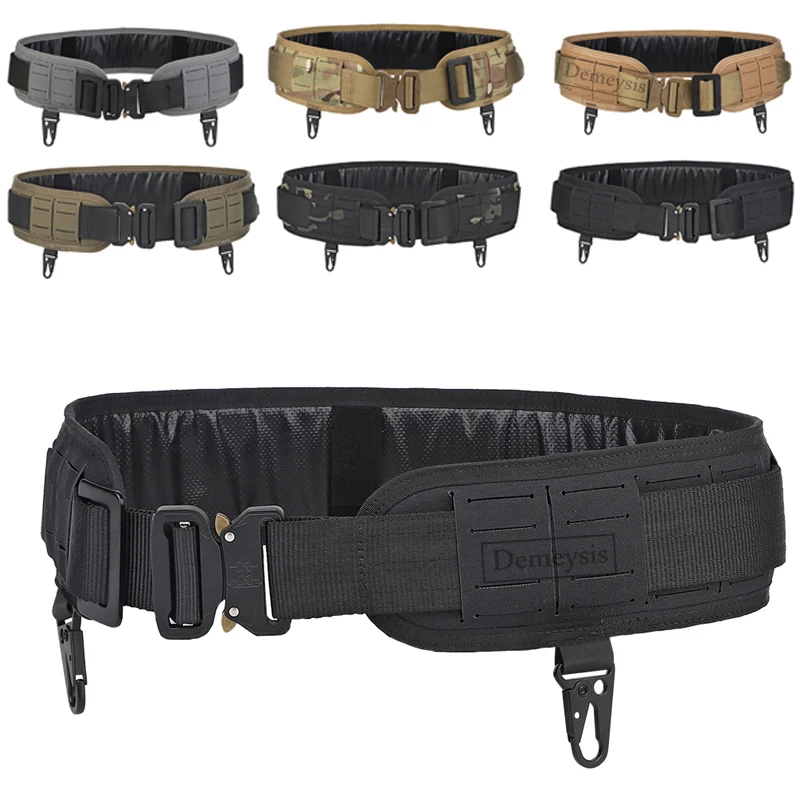 

Tactical Airsoft Belt Outdoor Military Molle Battle Belt Army Combat CS Airsoft Hunting Paintball Padded Waist Belts
