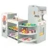 Kids Grocery Store Playset with Vending Machine Checkout Counter Coffee Maker 1