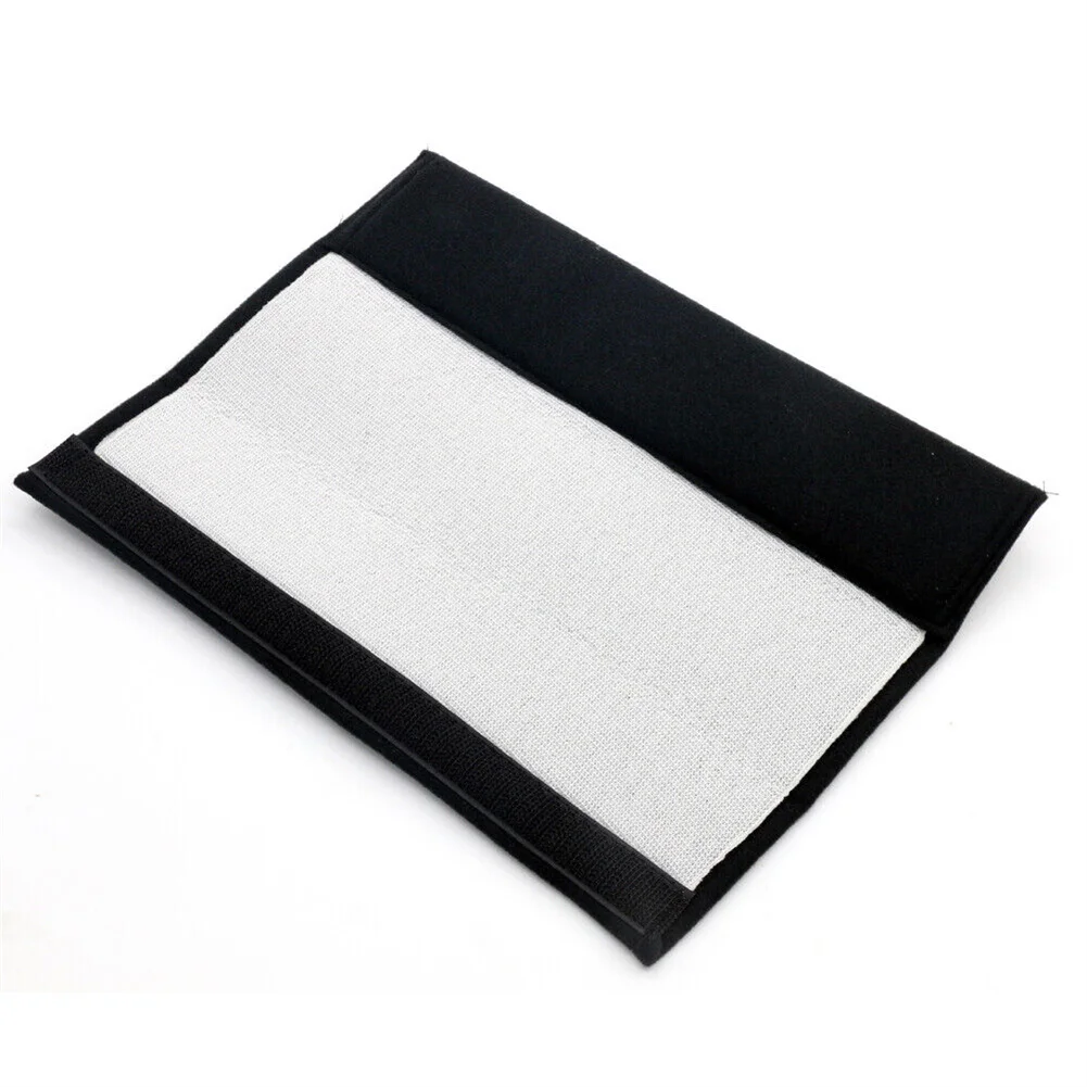 Seat Belt Covers 2pcs Universal Car Seat Belt Pad Strap Black Cushion Safety Shoulder Short Plush Protector Interior Accessories