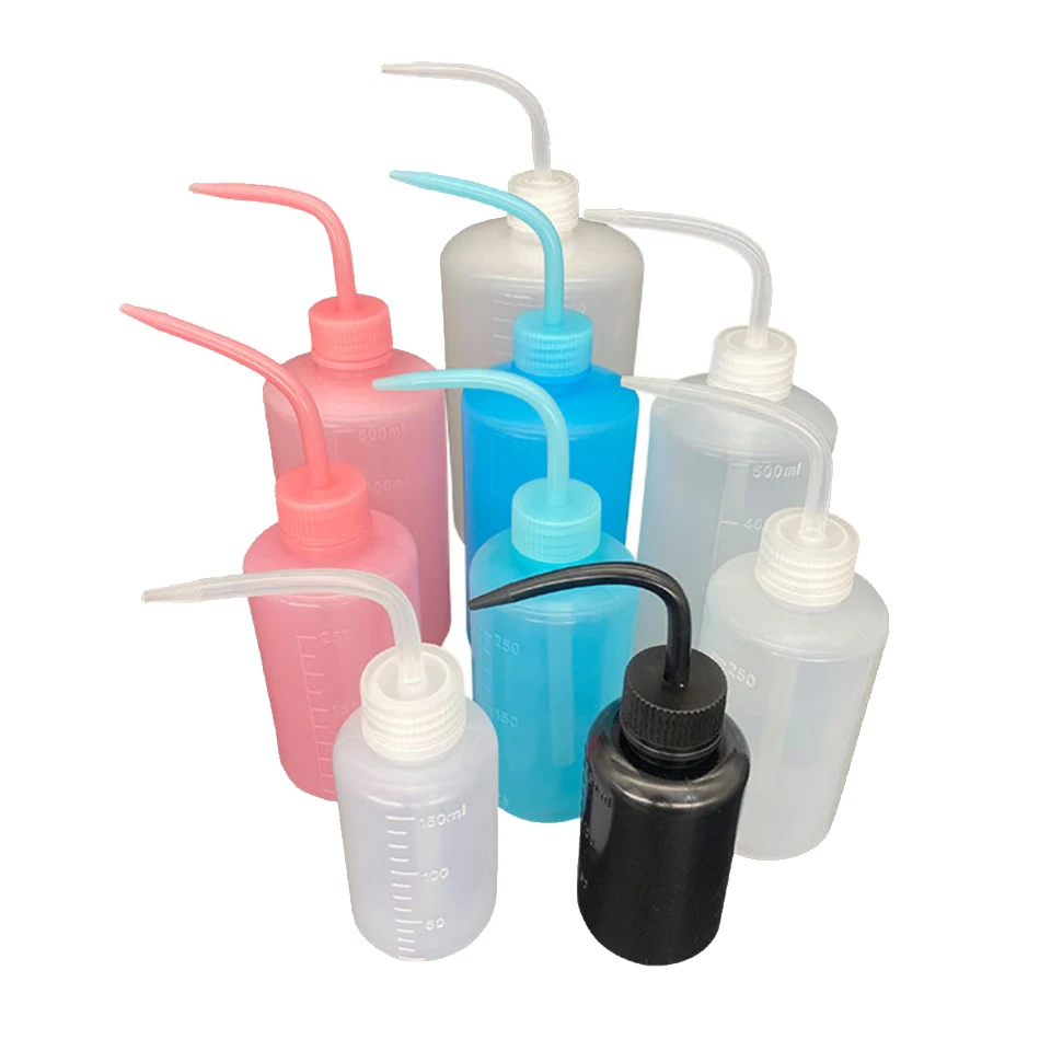 1PC Plastic Tattoo Bottle Diffuser Squeeze Container Jar Green Soap Supply Wash Squeeze Bottle Lab Non-Spray Tattoo Accessories images - 6