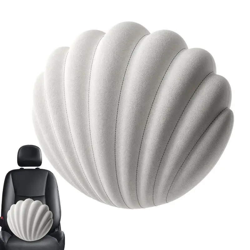 

3D Shell Pillow Sea Princess Seashell Decorative Pillow Seashell Decorative Memory Foam Snowflake for Bedroom Living Kids Room