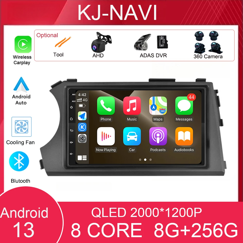 

Автомобильный навигационный экран Android 13 Carplay для Ssangyong Kyron Actyon 2005 2006 2007 2008 2009 2010-2013 Bluetooth Мультимедиа