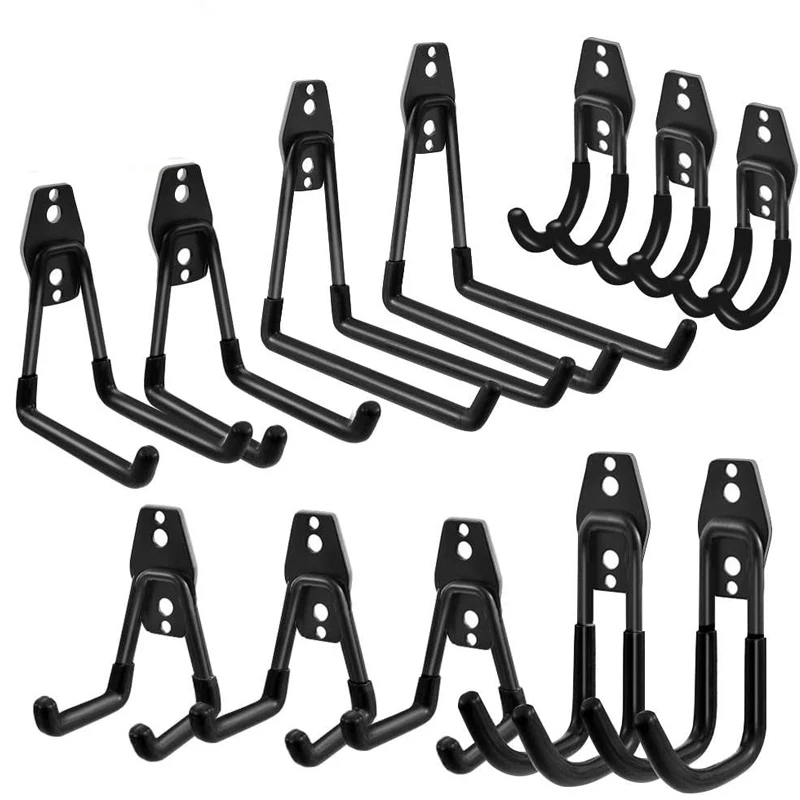 Heavy Duty Metal Hook Garage Organizer Wall Mount Bicycle Hanger Hooks