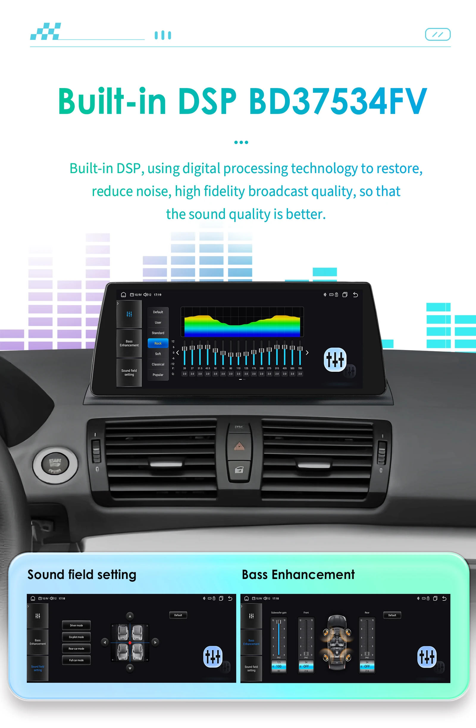 10,25 "Carplay Android 13 Auto Auto radio Für BMW 1 Serie E81 E82 E87 E88 CCC CIC 2006-2012 multimedia Player 2din RDS Autoradio – Detail 24