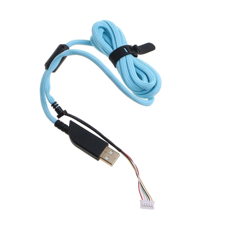 USB Mouse Cables Nylon Wire Replacement DIY Umbrella Rope Mouse Cable Line for FK2 EC1-B EC1-A EC1-B FK1 ZOWIE usb mouse cable