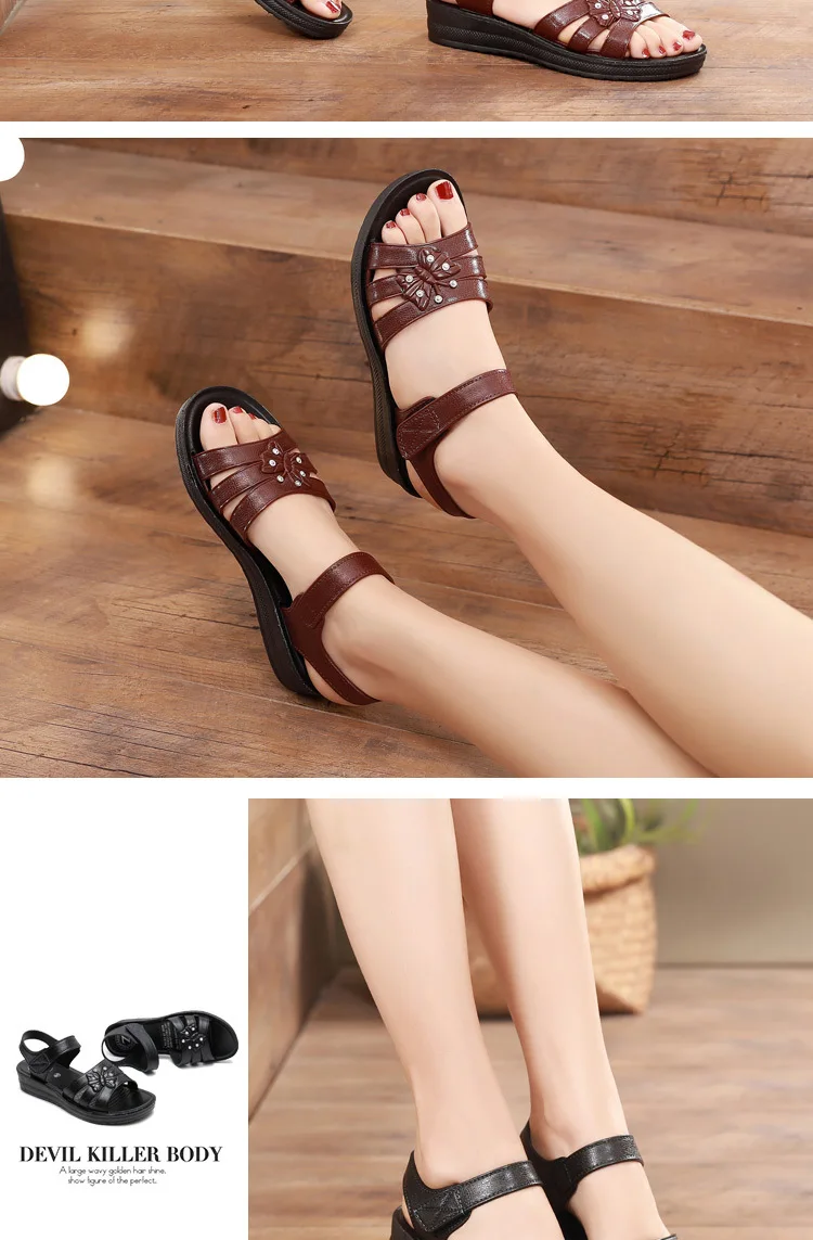Women's Sandals 2023 Fashion Outdoor Wedges Shoes for Woman