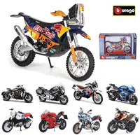 Bburago 1:18 Ktm 450 Rally 2019 Ducati Honda Kawasaki Bmw Motorcycle Static Model Die Cast Car Collectible Gift Toy Car 1