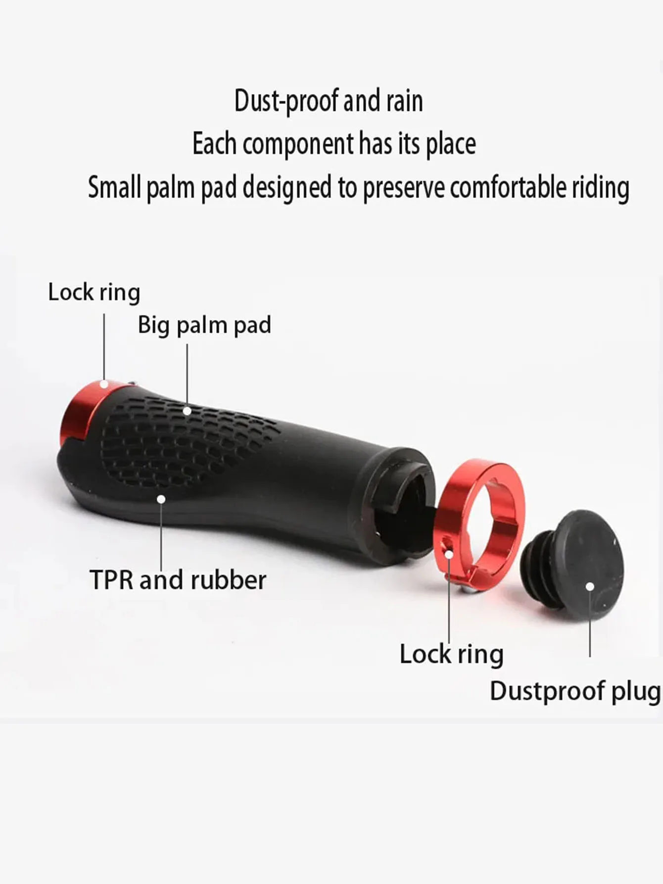 Anti Skid Rubber Bicycle Grips Mountain Bike Lock On Bicycle Handlebars Grips 2.5cm MTB Road Cycling Skid Proof bicycle handlebar grips bike handle grips bike handlebar grips