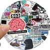 50PCS Engineer Programming Network Coding Hacker Stickers DIY Laptops Water Bottles Phones Decorative Stickers Perfect for Gift 2
