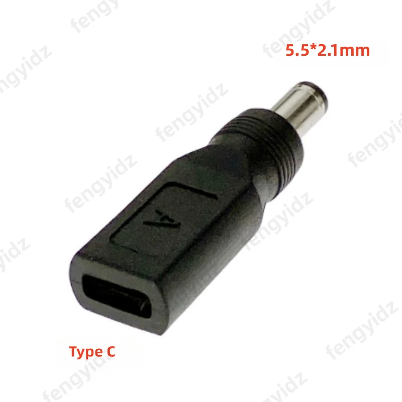 1개입 타입 C / 태블릿 마이크로 USB 2.0 - DC 5.5x2.1mm 전원 잭 어댑터 플러그 USB C - DC 5.5*2.1mm 전원 커넥터 어댑터 5V