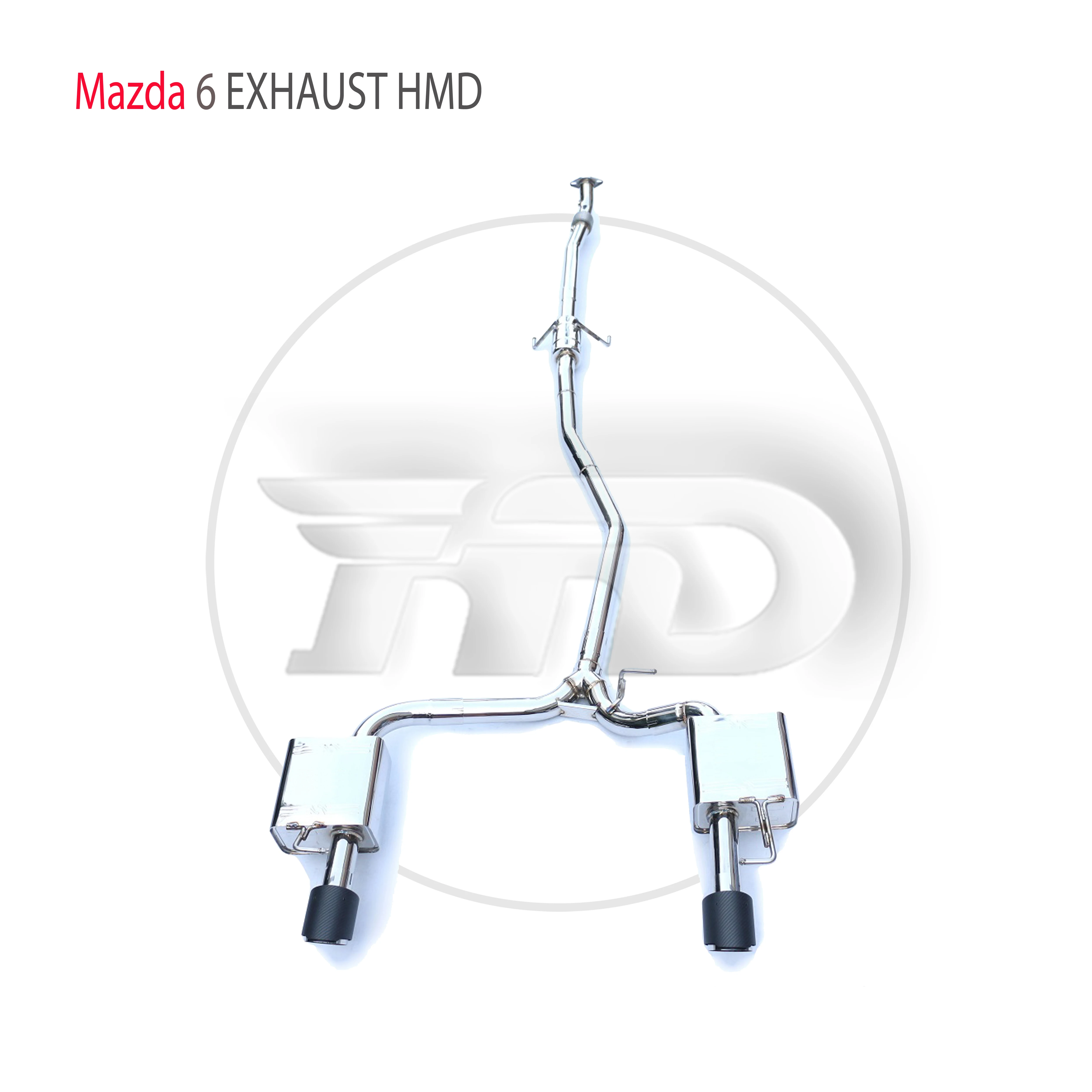 

HMD Stainless Steel Exhaust System Performance Catback is Suitable for Mazda 6 2002-2013 Car Valve Muffler