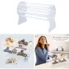 360-Degree Rotating Claw Clip Holder Acrylic Claw Clip Holder Transparent Hair Pins Display Stand Fashion Claw Clip Organizer 5