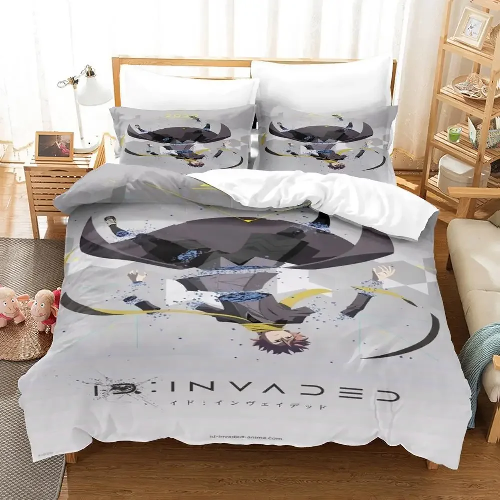 3d Print Anime ID INVADED Bedding Set Single Twin Full Queen King Size Bed Set Adult Kid Bedroom Duvet Cover Sets Home Textiles