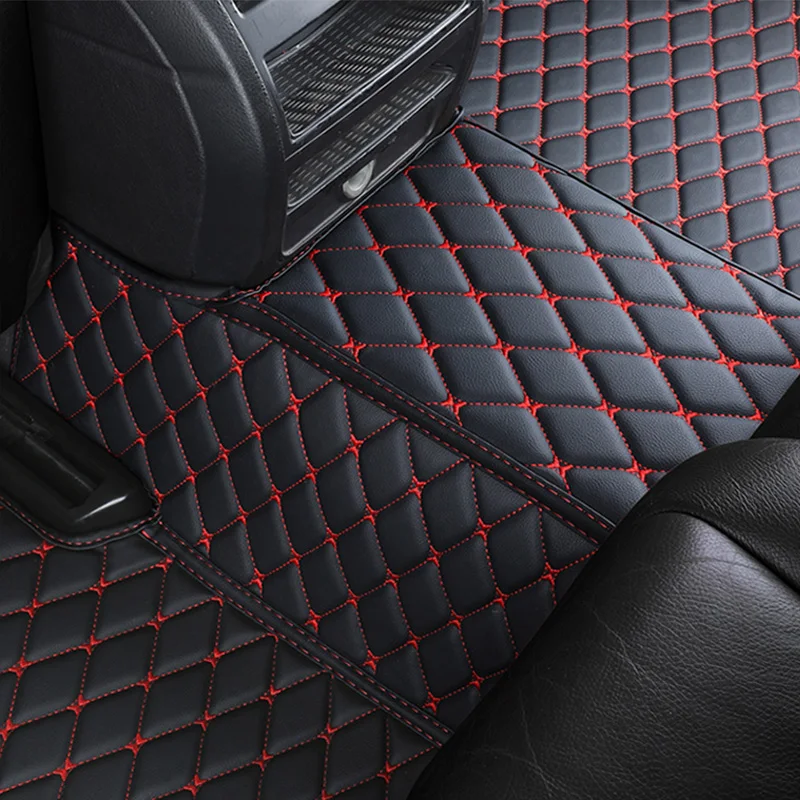3D 맞춤형 방수 가죽 자동차 바닥 매트, 미쓰비시 100%, 모든 모델 Asx Outlander Lancer 10 Pajero 스포츠 자동차 액세서리