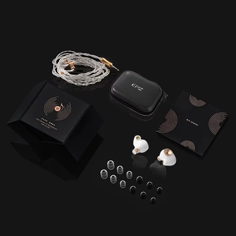 EPZ Q5 HIFI Earphones Wired Ceramic Carbon Nano Moving Coil IEM In Ear Monitor MMCX Detachable Cable Earbuds Gaming Headset 6