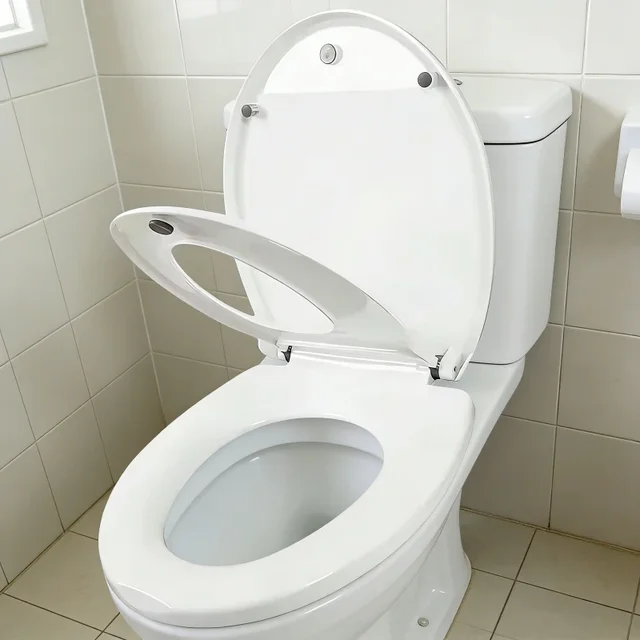 ฝาปิดโถสุขภัณฑ์สำหรับฝึกเด็กหัดขับถ่าย วัสดุ PP แบบสองชั้น ปิดช้า ป้องกันการตก เหมาะสำหรับการเดินทาง ใช้ได้ทั้งเด็กและผู้ใหญ่ ผลิตภัณฑ์สำหรับใช้ในครัวเรือน 1