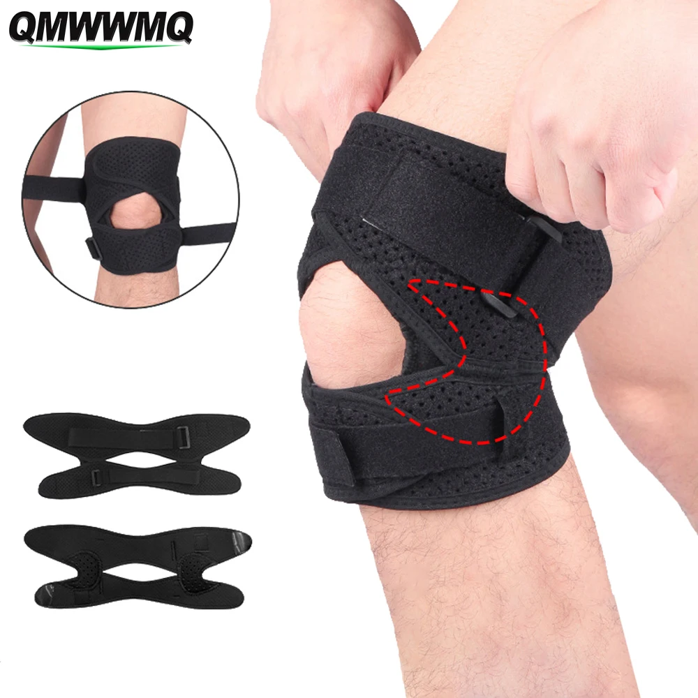 

1Pcs Knee Brace Patella Tendon Support Strap, Adjustable Stabilizer for Meniscus Tear,Tendonitis, MCL, ACL, Pain Relief,Recovery