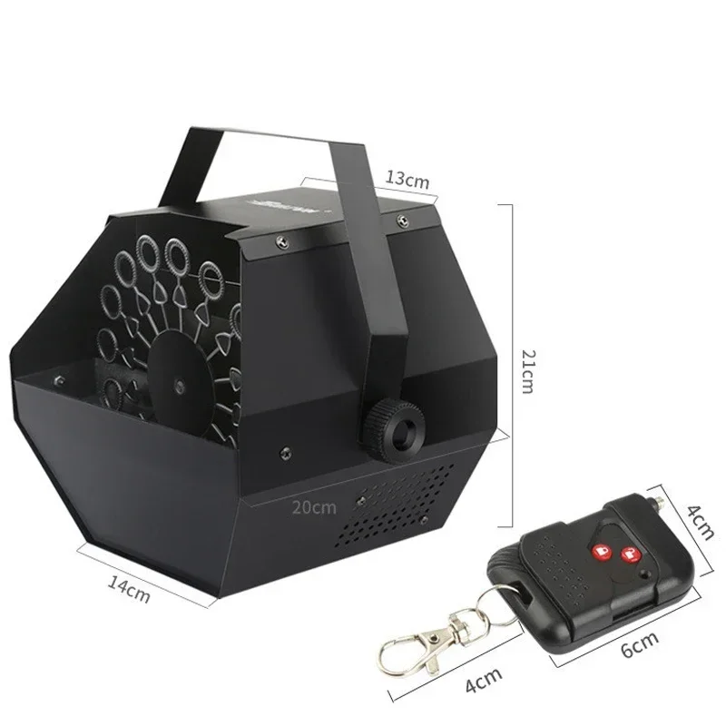 Máquina automática de burbujas, soplador con Control remoto para bodas, fiestas, festivales, escenario novedoso de alta calidad